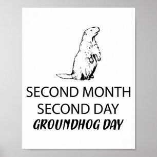 Awesome And Funny Happy Groundhog Day For Men Wome Poster