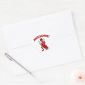 Awesome Ant Classic Round Sticker (Envelope)