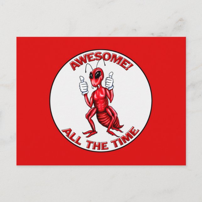 Awesome Ant Postcard (Front)