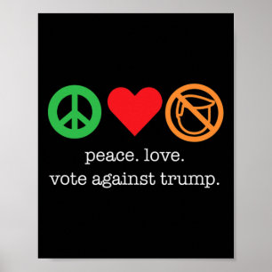Awesome Anti Trump Shirt For Democrats Poster