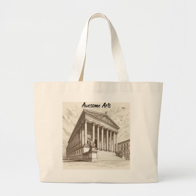 Awesome Arts Tote Bag (Front)