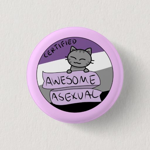 Image of Awesome Asexual 3 Cm Round Badge