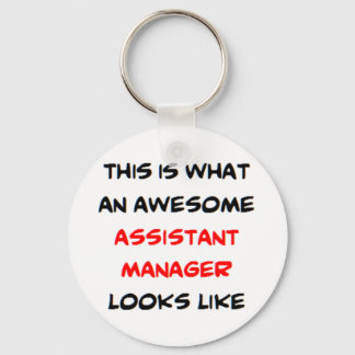 awesome assistant manager coffee mug key ring