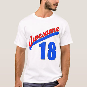 Awesome at 18 Years Old 18th Birthday T-Shirt