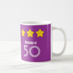 Awesome at 50 or ANY AGE 50th Birthday V01 Coffee Mug