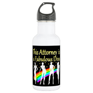 AWESOME ATTORNEY PARTY GIRL DESIGN 532 ML WATER BOTTLE