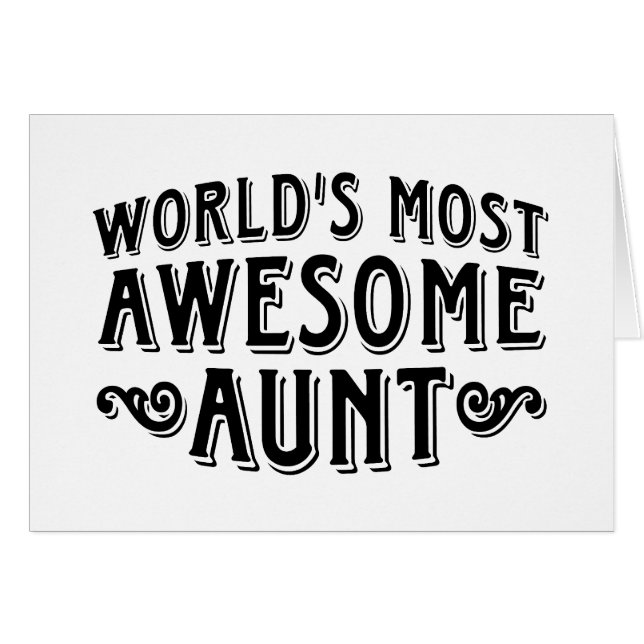 Awesome Aunt (Front Horizontal)