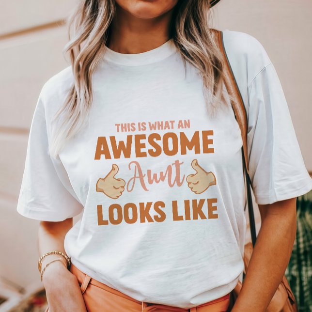 Awesome Aunt T-Shirt (Creator Uploaded)