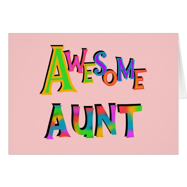 Awesome Aunt T-shirts and Gifts (Front Horizontal)