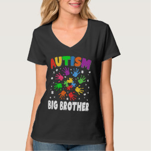 Awesome Autism Big Brother Raising Awareness Famil T-Shirt