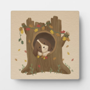 Awesome Autumn: Beagle Plaque