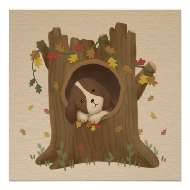 Awesome Autumn: Beagle Poster (Front)