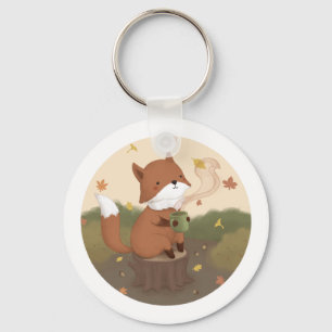 Awesome Autumn: Fox Key Ring