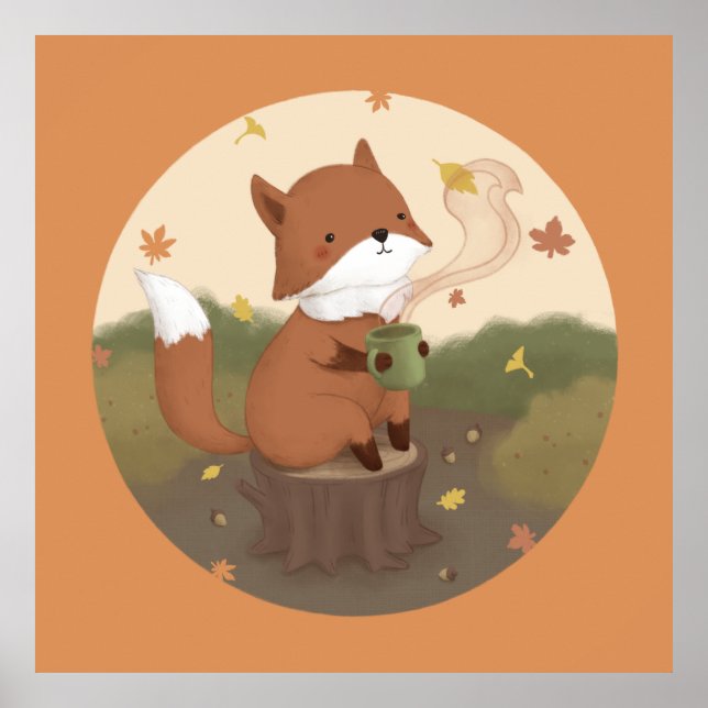 Awesome Autumn: Fox  Poster (Front)