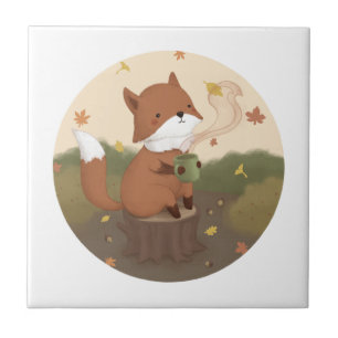Awesome Autumn: Fox Tile