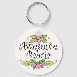 Awesome Babcia T-Shirt Key Ring