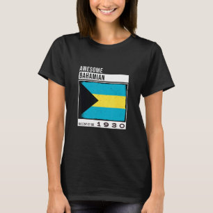 Awesome Bahamian Since 1930 Bahamian 92nd Birthda T-Shirt