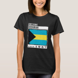 Awesome Bahamian Since 1967 Bahamian 55th Birthda T-Shirt