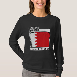 Awesome Bahraini Since 1933 Bahraini 89th Birthda T-Shirt