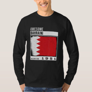 Awesome Bahraini Since 1951  Bahraini 71st Birthda T-Shirt