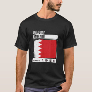 Awesome Bahraini Since 1958  Bahraini 64th Birthda T-Shirt
