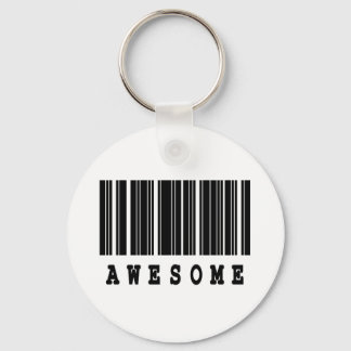 awesome barcode design key ring