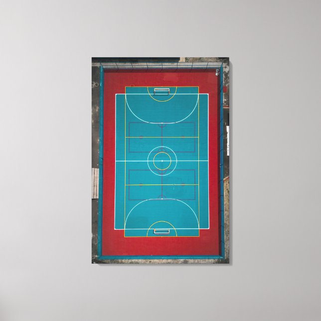 Awesome Basketball Artwork Canvas Print (Front)
