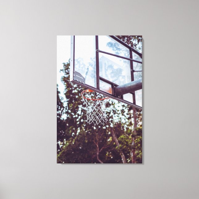 Awesome Basketball Artwork Canvas Print (Front)