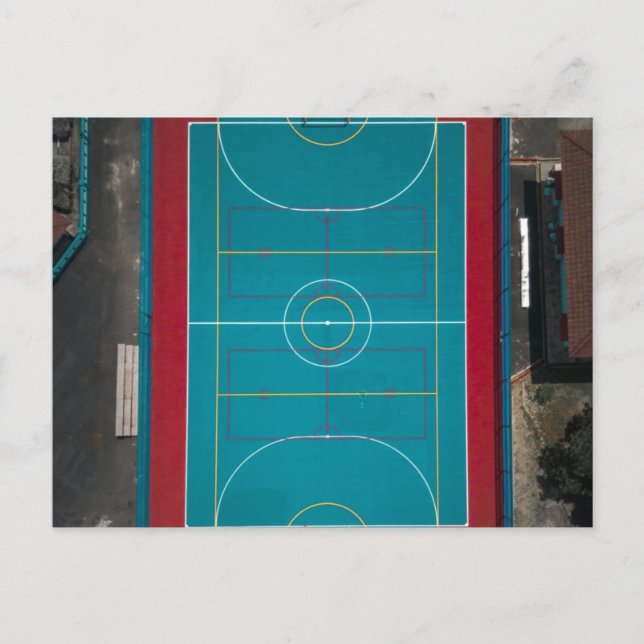 Awesome Basketball Artwork Postcard (Front)