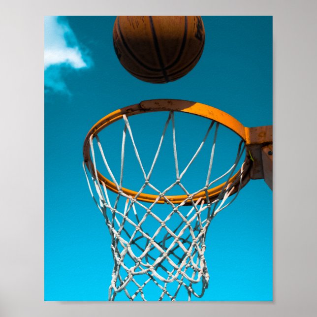 Awesome Basketball Gift Poster (Front)