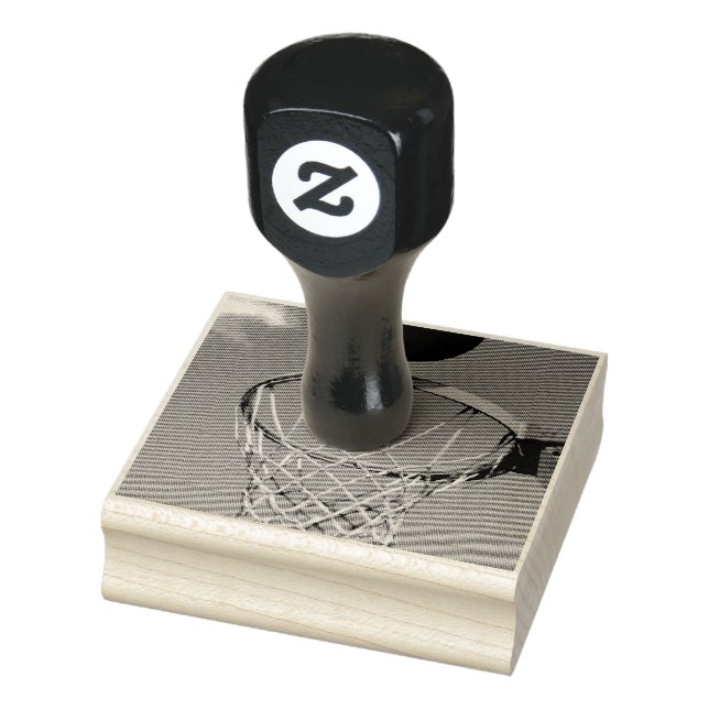 Awesome Basketball Gift Rubber Stamp (Stamp)
