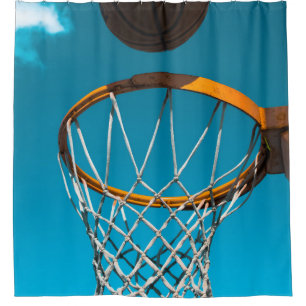 Awesome Basketball Gift Shower Curtain