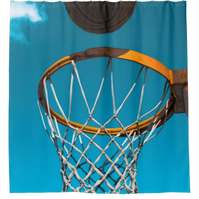 Awesome Basketball Gift Shower Curtain (Front)