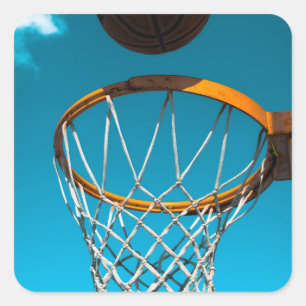 Awesome Basketball Gift Square Sticker