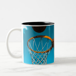 Awesome Basketball Gift Two-Tone Coffee Mug