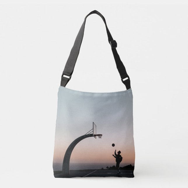 Awesome Basketball Hoop Crossbody Bag (Front)