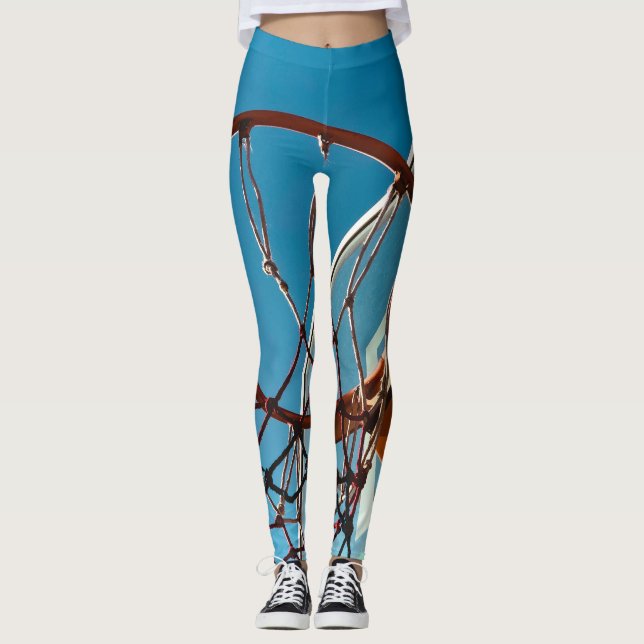 Awesome Basketball Hoop Leggings (Front)