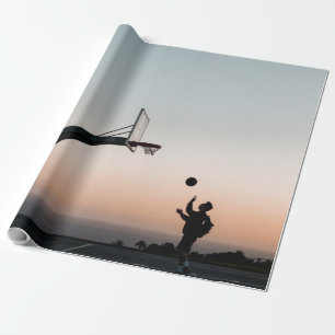 Awesome Basketball Hoop Wrapping Paper