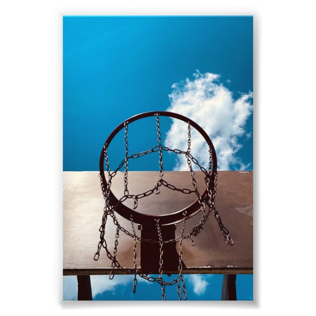 Awesome Basketball Photo Print (Front)