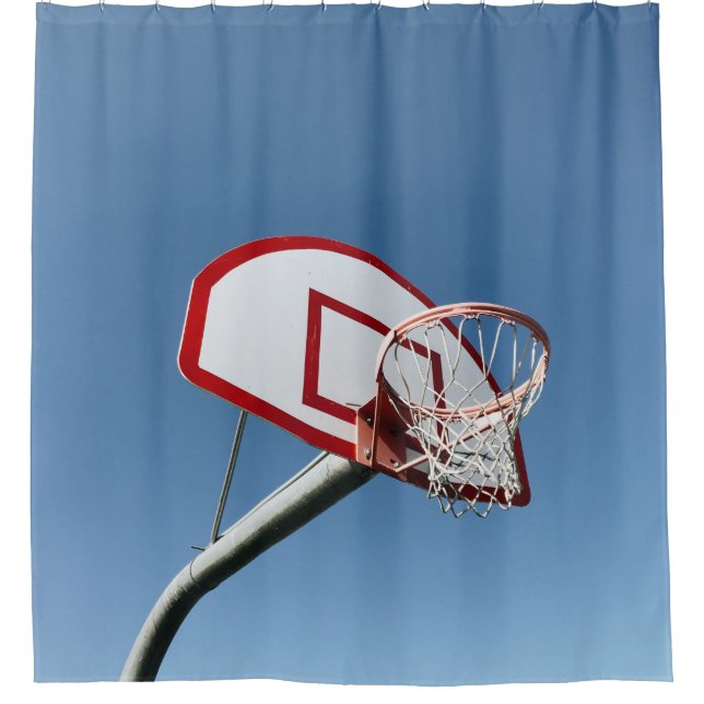 Awesome Basketball Shower Curtain (Front)