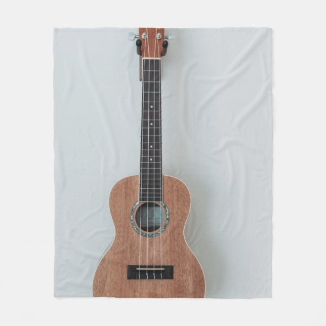 Awesome Bass Guitar Fleece Blanket (Front)