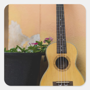 Awesome Bass Guitar Square Sticker