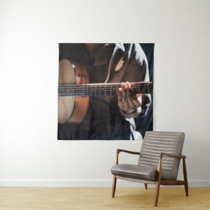 Awesome Bass Guitar Tapestry