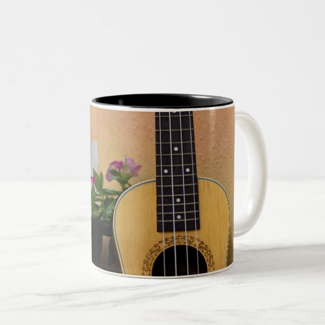 Awesome Bass Guitar Two-Tone Coffee Mug (Front Right)
