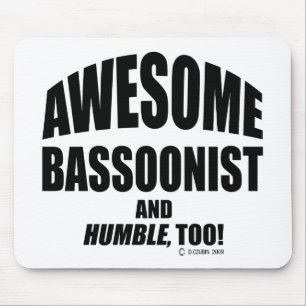 Awesome Bassoonist Mouse Mat