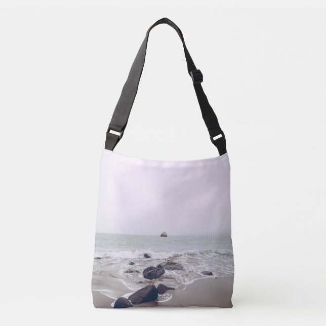 Awesome Beach View Crossbody Bag (Front)