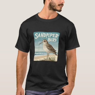 Awesome Beach with Sandpiper Bird Costume T-Shirt