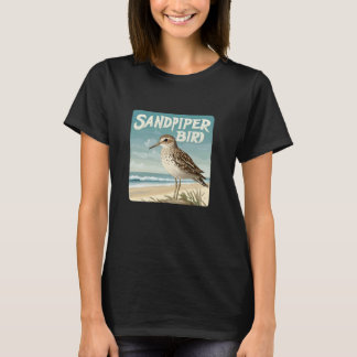 Awesome Beach with Sandpiper Bird Costume T-Shirt