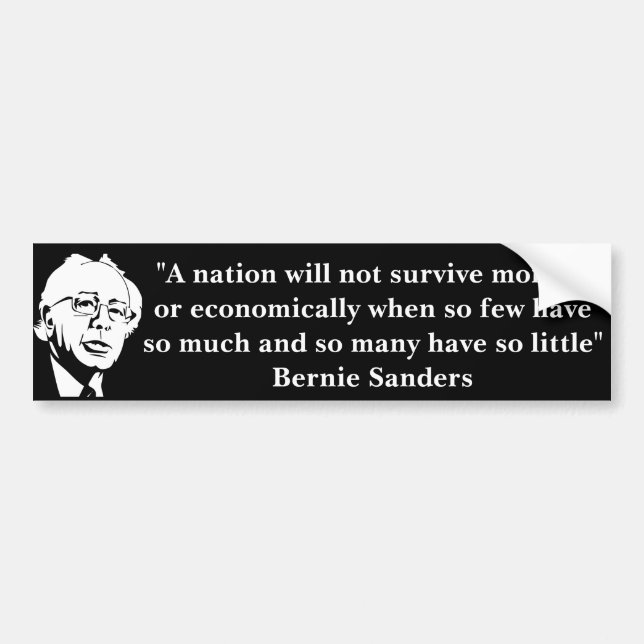 Awesome Bernie Sanders Bumper Sticker (Front)