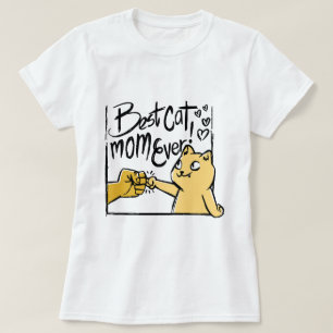 Awesome Best Cat Mum Ever Funny Cat Retro Vintage T-Shirt